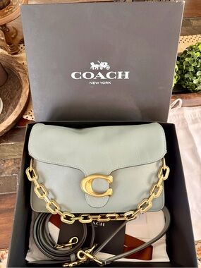 Coach Chain Tabby 26 – Sage Glovetanned Leather